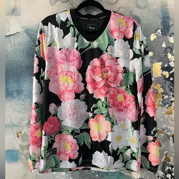 Primitive Floral Jersey Long Sleeve Top - Picture 4 of 11